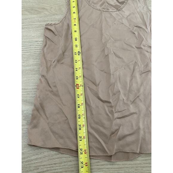 Lunya Washable Silk Tulip Back Pajama Set S Otium Tan Luxury Loungwear Comfy - Picture 13 of 16